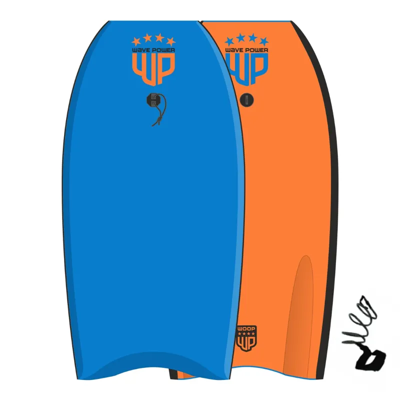 Wave Power Woop in Blue / Tangerine 39 and 41 inch